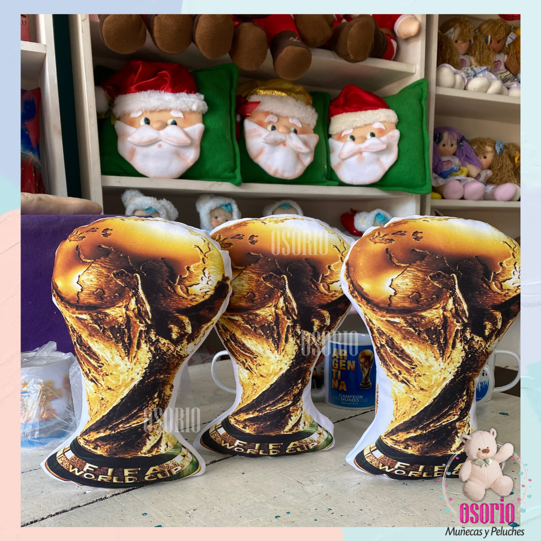 COPA DEL MUNDO 30 CM APROX TIPO ALMOHADON 